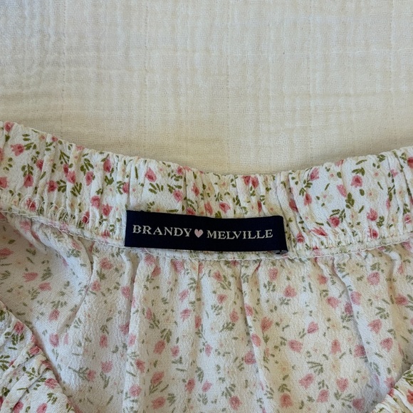 Brandy Melville White Floral Maxi Skirt - Picture 2 of 2